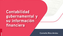 Contabilidad gubernamental y su información financiera